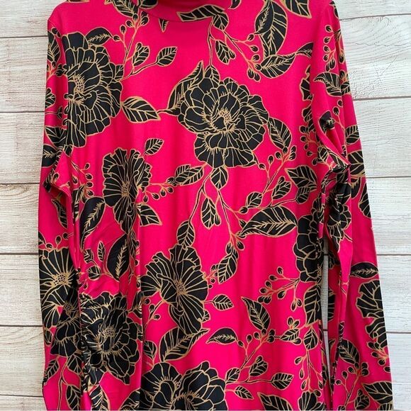 G.I.L.I. MAXI DRESS IN RED FLORAL - Picture 4 of 6